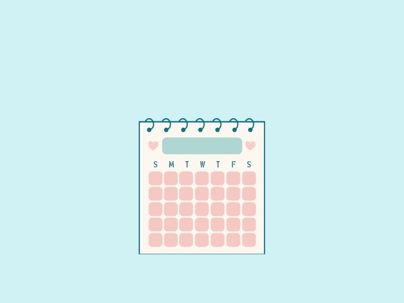 9月に公開した記事数を示すカレンダーイラスト