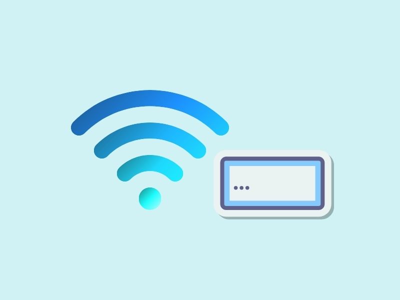 Windows 11 初期設定でWi-Fiパスワード入力欄が表示されない状態をイメージした図