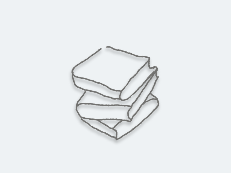  Audible本３冊を静かに並べたイメージイラスト
